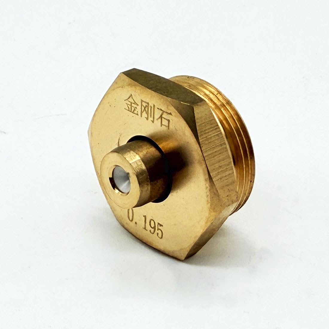 1PC 0.195mm Diamond Ceramic Wire Guide Eyelet, White Ceramic with Diamond Core for CNC Wire EDM Machine, Fits 0.18-0.20mm Molybdenum Wire