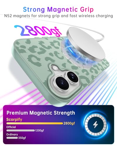 Coque iPhone 10 motif léopard bleu esthétique pour femmes - 4