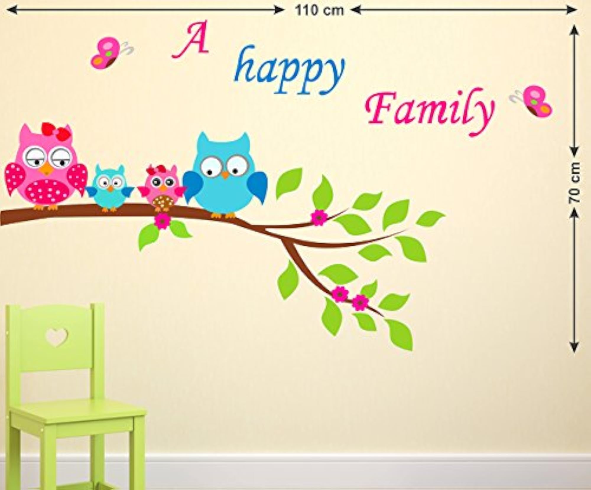 A Happy Family Wall Sticker