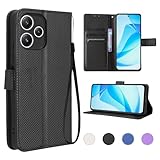 Redmi 12 5G 用 ケース 手帳型 YAJOJO 財布型カバー スマホケース カード収納 スタンド機能 マグネット開閉 耐衝撃 レンズ保護 合皮レザーー + TPUケース 革の質感 画面レンズ保護 落下防止 全面保護カバー 携帯カバー 指紋防止 Redmi 12 5G 対応 (ブラック)