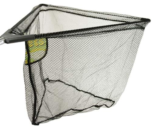 TRIANGULAR MIXED MESH FOLDING 60CM LANDING NET, Multi-coloured