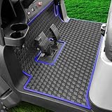 Golf Cart Floor Mat for Precedent Floor Mat, 3/10' Thickness Rubber Full Coverage Precedent Mat, Fit for Club Car Precedent (2004-2025) / Onward & Tempo (2017-2025) / Villager & V4L (2019-2025) Blue