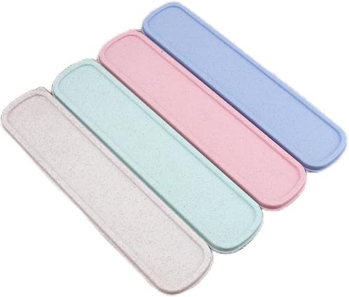 OriGlam Caja de cubiertos portátil de viaje, caja de almacenamiento de vajilla de viaje, caja de almacenamiento de cubiertos para kit de cubiertos