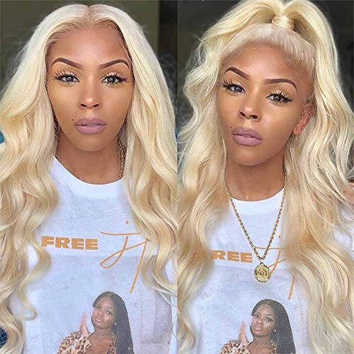 ARIETIS 20 Inch Body Wave 613 HD Transparent 13x4 Lace Front Wigs Human Hair for Black Women 180% Density Blonde Body Wave Lace Frontal Wigs Pre Plucked with Baby Hair 12A Glueless Human Hair Wigs