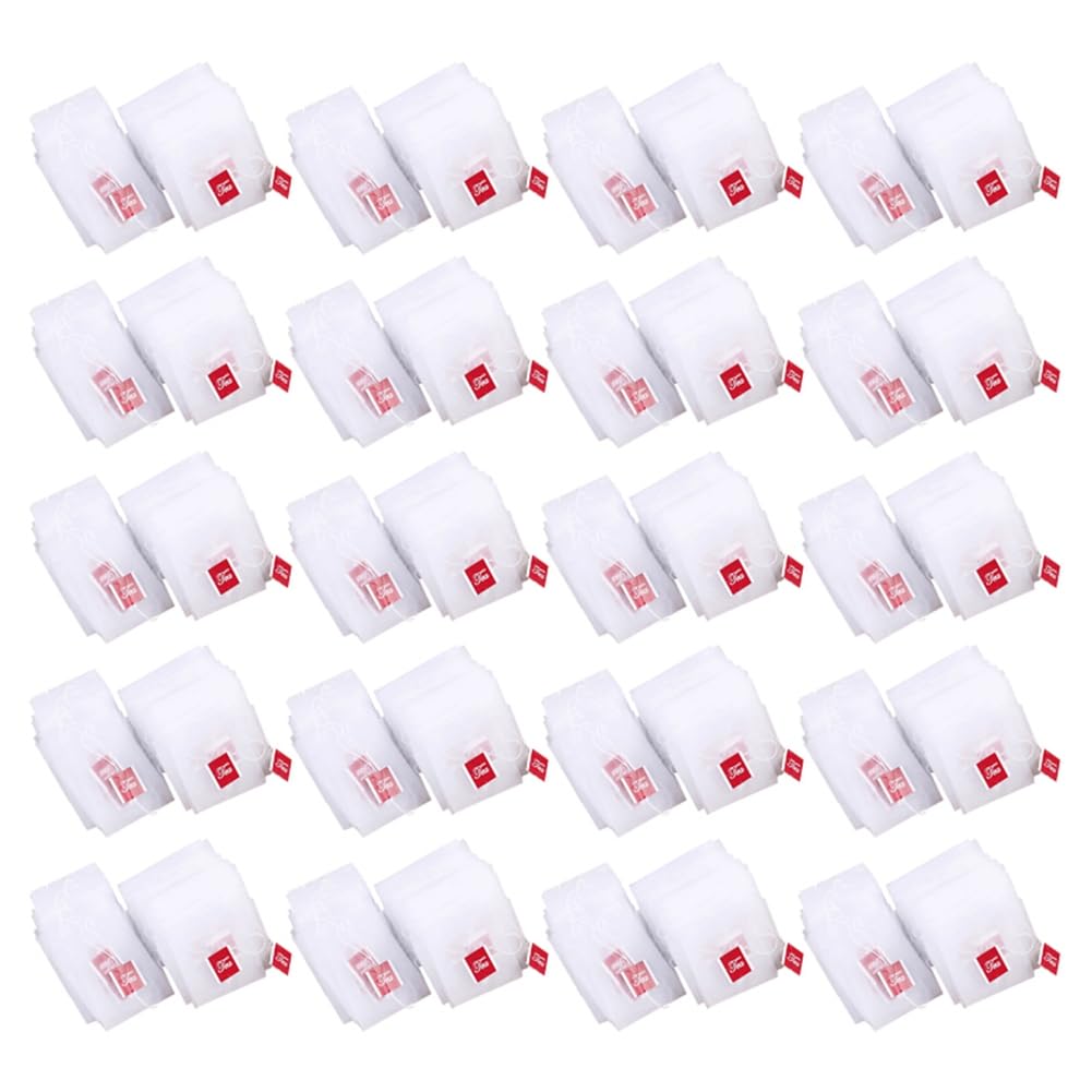 Sachet papier filtre pour sachet de thé vide avec cordon de serrage de 7x6cm, 2000 unités