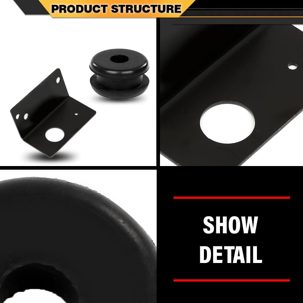 Axle Shaft Disconnect Conversion Kit Compatible with Chevy S10 4WD, S15 Jimmy 4WD 1983-2003 PSL500 Black