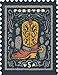 Western Wear 2021 (5 Books of 20) First-Class Mail Forever Postage Stamps (Cowboy Hat, Belt Buckle, Cowboy Boot with Spur, Western Shirt)