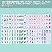 Jongyance American Mahjong Tile Set with160 Acrylic 4 Layer Engraved Mahjong Tiles, Mahjong Tiles Bag and Accessories