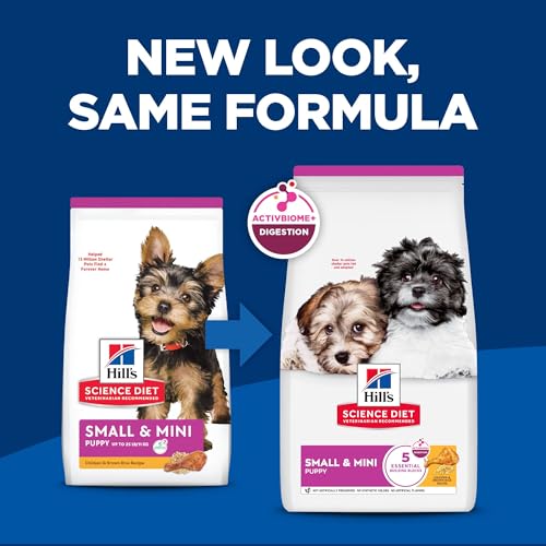 Hill's Science Diet Puppy Small & Mini Chicken & Brown Rice Recipe Dry Dog Food 2.04 kg Bag image 5