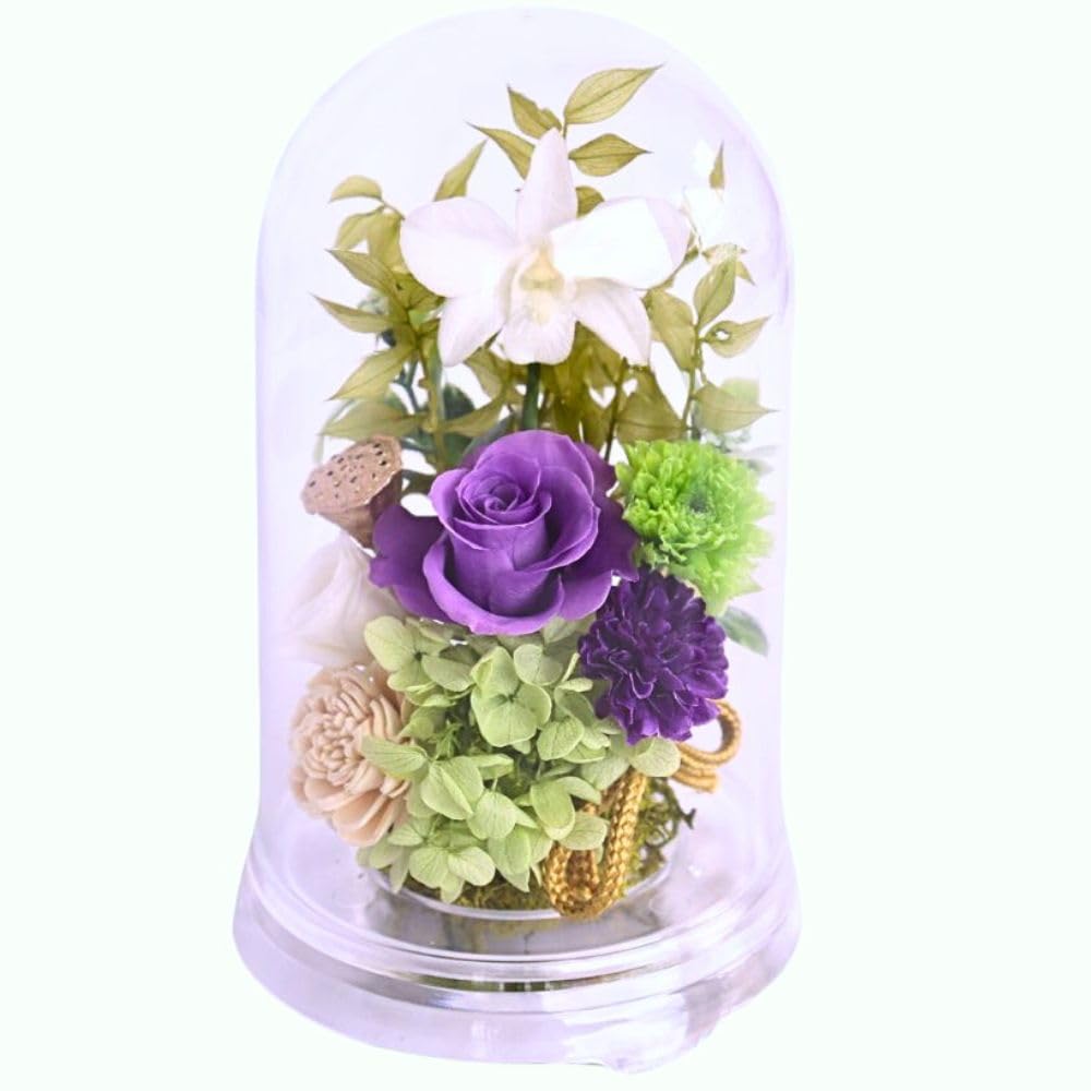 ⑫お供えブリザード受付中 FLABEL お供え 仏花 プリザーブドフラワー 仏壇用 風花