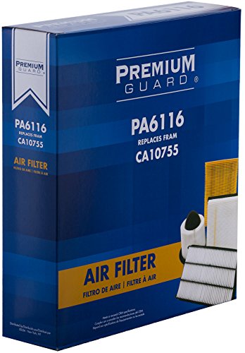 Pg Engine Air Filter Pa6116 | Fits 2021-11 Jeep Grand Cherokee, 2020-11 Toyota Sienna, 2019-14 Highlander, 2022-10 Lexus Rx350, 2018-13 Es350, 2022-11 Dodge Durango #TOP5