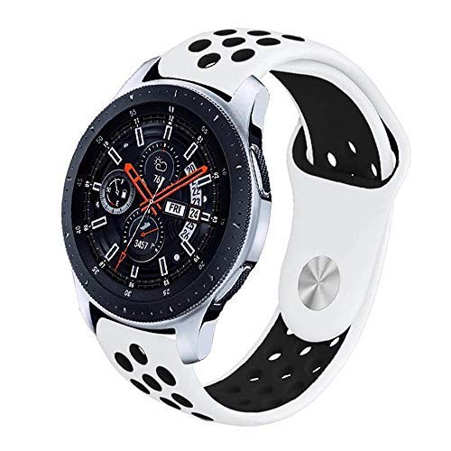 Galaxy Watch 5 Pro Bands 45mm/Galaxy Watch 5 Bands 44mm 40mm, No Gap Silicone Sport Bands Compatible with Samsung Galaxy Watch 5 Replacement Strap