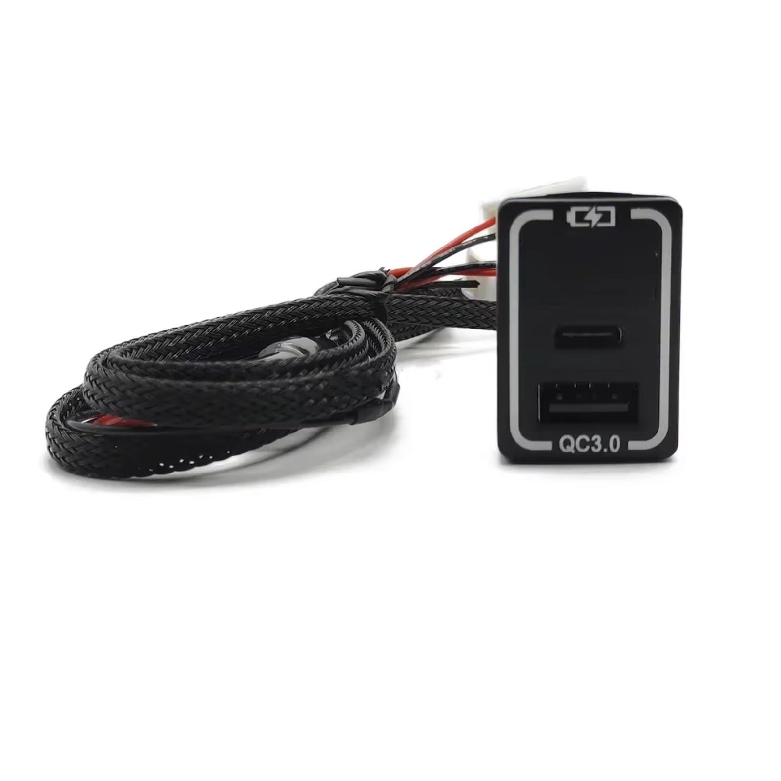 Compatibile Con Toyota Per Prado 150 QC3.0 Porta USB Veloce Per Caricabatterie Tipo C Pd Smartphone Adattatore Di Ricarica Visualizzazione Della Tensione 12V 24V Presa USB