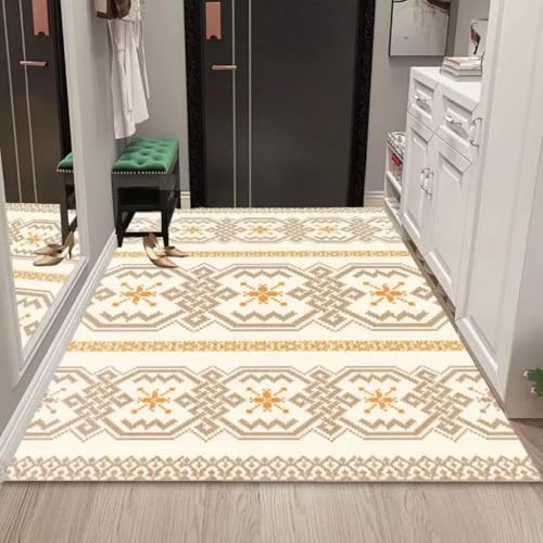 Tapis chambre et salon lavable géométrique multicolore 300x400cm