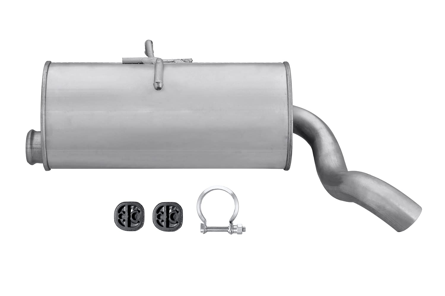 HELLA 8LD 366 027-571 Tłumik końcowy - Easy2Fit® Kit - z tyłu - jednoczęściowy - Komplet z elementami do montażu