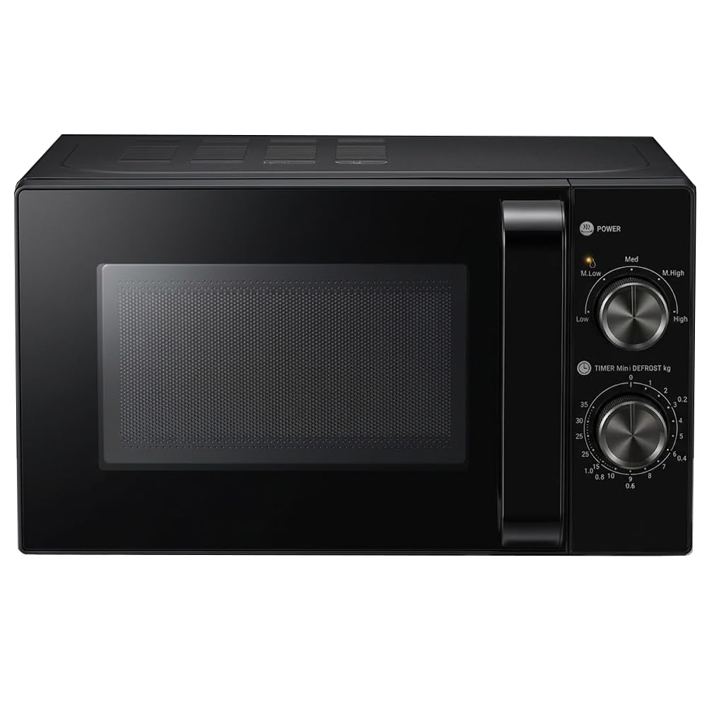 Techomey 700W Microwave with Manual Control, 20L Countertop Microwave Oven