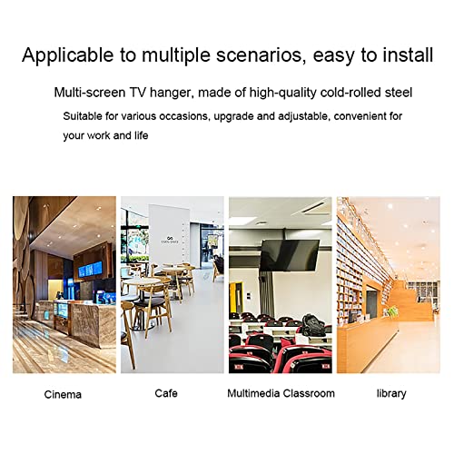 Support TV double dos à dos : la solution de montage gain de place pour grand écran - 7