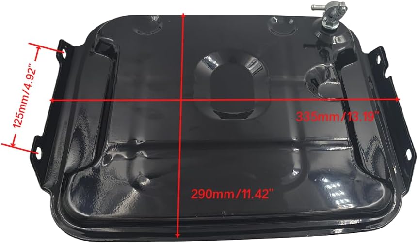 Metal Gas Fuel Tank with cap for 125cc 150cc go-karts taotao sunl ATV