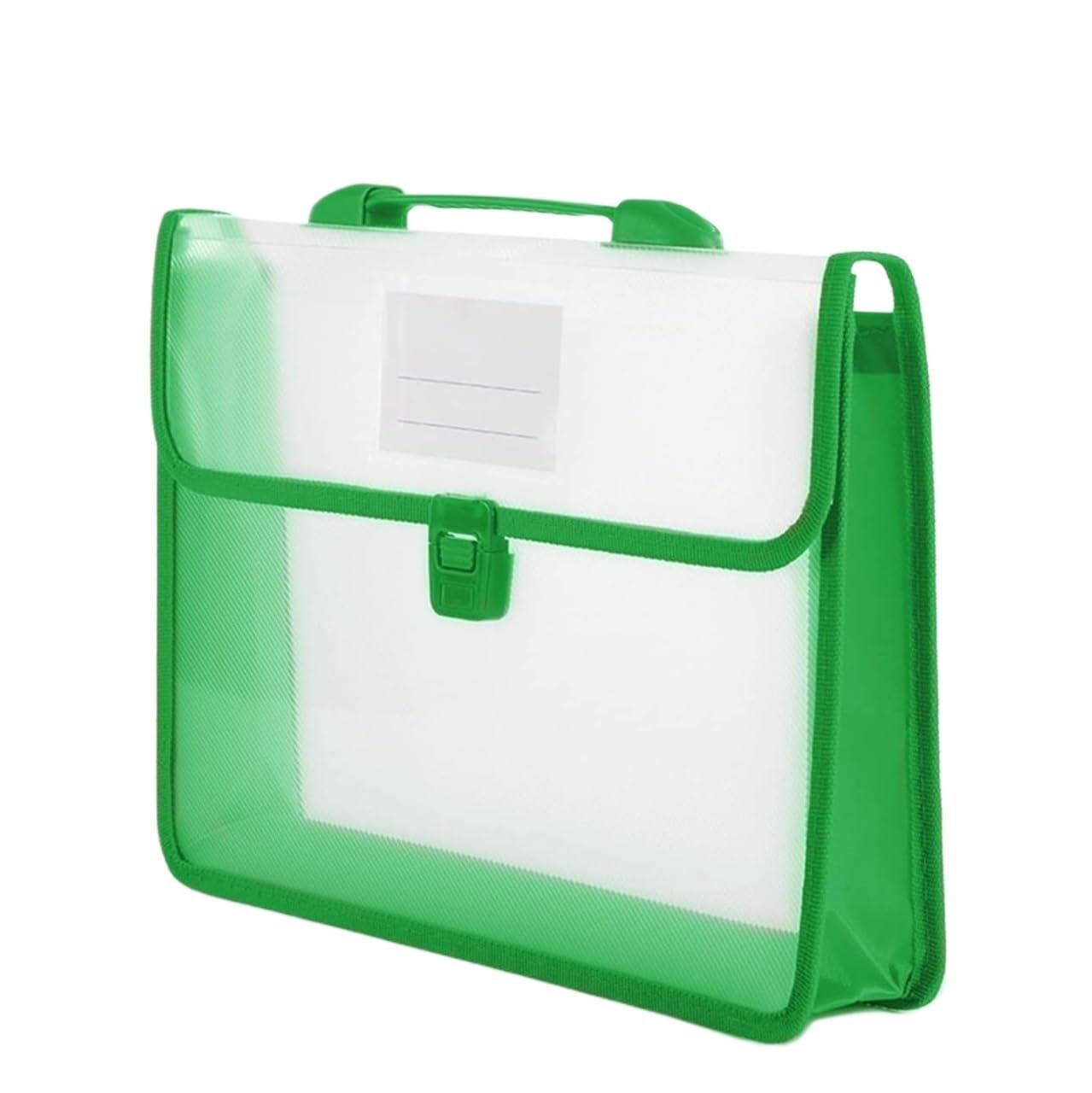 cartelle, materiale per ufficio, Portafoglio A4 Cartella in plastica Busta con tasche in polietilene Cartelle portadocumenti espandibili impermeabili con pulsante Maniglia portatile Organizzatore di f