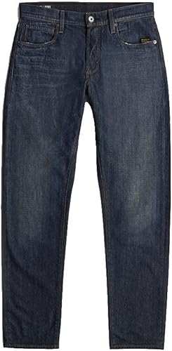 G-STAR Jeans 3301 Regular Tapered para Hombre, Azul (antic nile 51003-B767-A943)