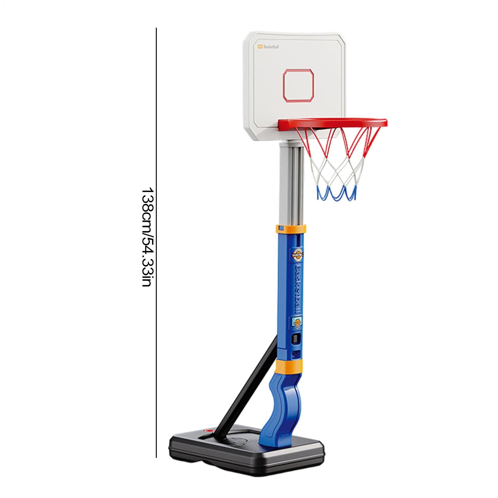 Canasta de baloncesto para exteriores – Canasta de baloncesto ajustable | Canasta de baloncesto y puerta ajustable – Canasta de baloncesto portátil, puerta de baloncesto al aire libre para niños