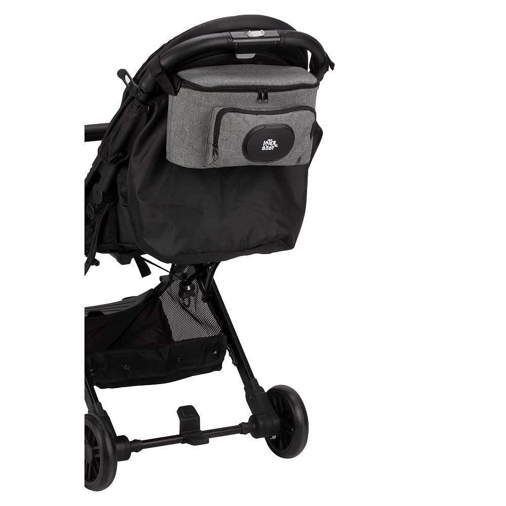 Bolsa Organizadora para silla de paseo o carro de bebé Universal compacto y ligero (Gris)