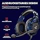 Trust Gaming Headset GXT 488 Forze-B - Offiziell Lizenziert für Playstation - PS4 und PS5 Headset mit Klappbarem Mikrofon und Einstellbarem Kopfbügel, 3.5mm, Over-Ear Kopfhörer mit Kabel - Blau