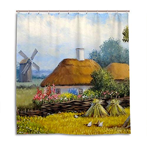 Rideau de douche imperméable CHEHONG en polyester 168x183 cm - 2