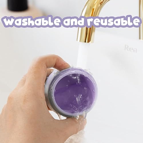 Miniatura 4 de Recipientes de viaje para artículos de tocador, tarros de crema de silicona aprobados por la TSA recipientes de tamaño de viaje para artículos de