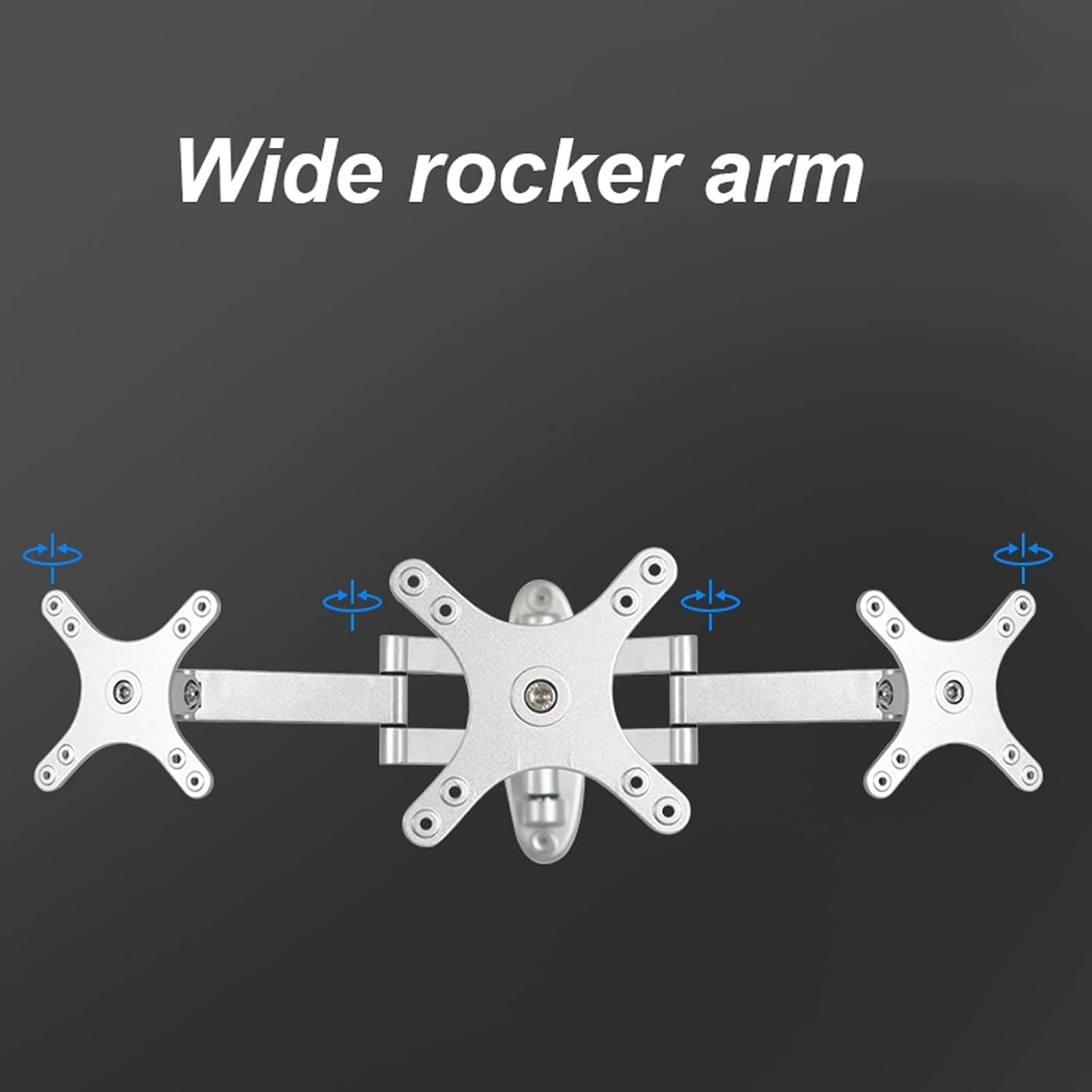 The TV Stand is Suitable for Rotating and Tilting Most 10-27 Inch TV Monitors, with A Maximum Weight of Up to 10kg