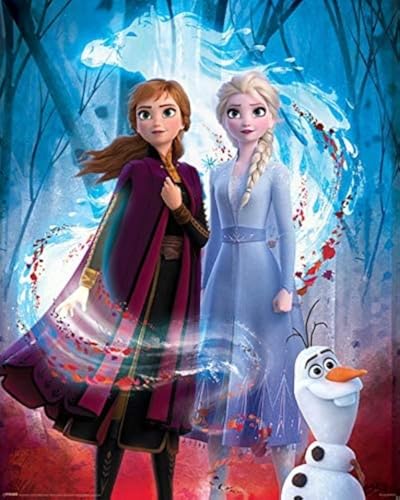 Tainsi La Reine des Neiges Mini Poster - Guiding Spirit Poster 11x17inch 28x43cm