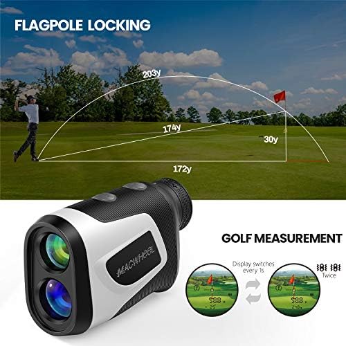 [아마존 할인 초특가 정보] Macwheel Golf Rangefinder, 1000 Yards Laser Vary Finder
