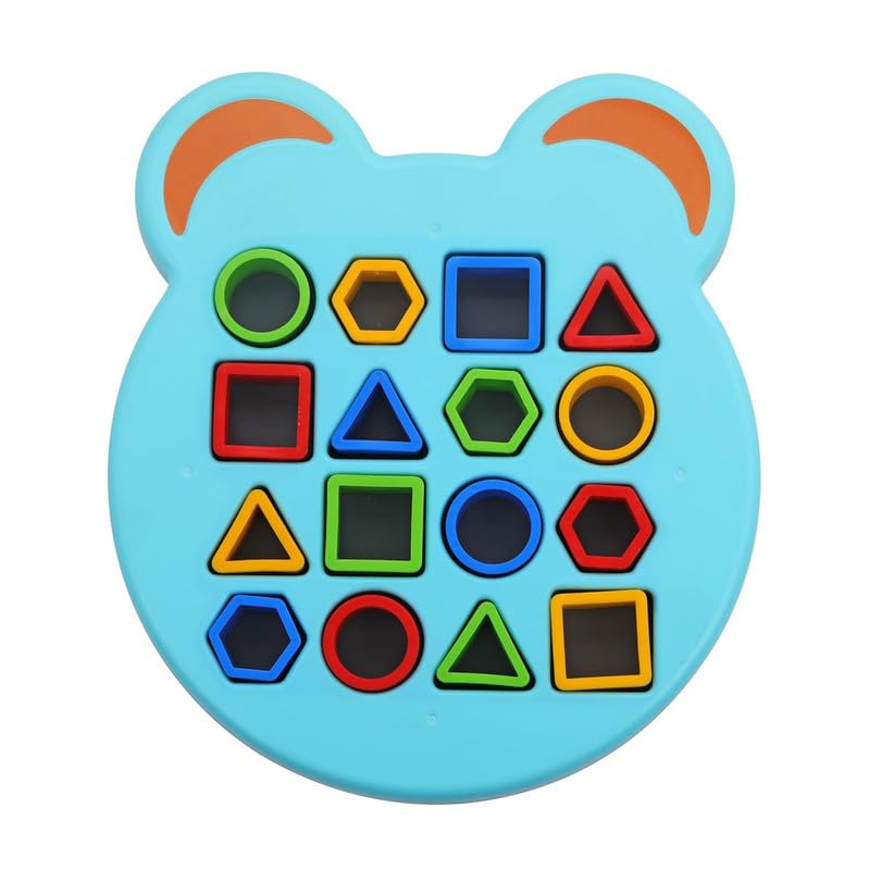 YODIFY Shape Matching Game for Kids | Color & Geometric Shape Puzzle Board | Montessori Sensory Educational Toy | Quick Matching Learning Game for Ages 1–8 2