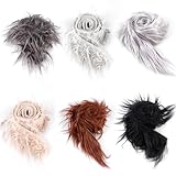 Mehrzweckstoff: Unsere flauschigen Dekorationsrollen aus Kunstpelz eignen sich für verschiedene Dekorationen und Bastelbedarf für Modeaccessoires, Halloween-Zwergplüsch, Zwergenbart, Zwergenhaar, Cosplay-Hut und einige andere DIY-Bastelprojekte