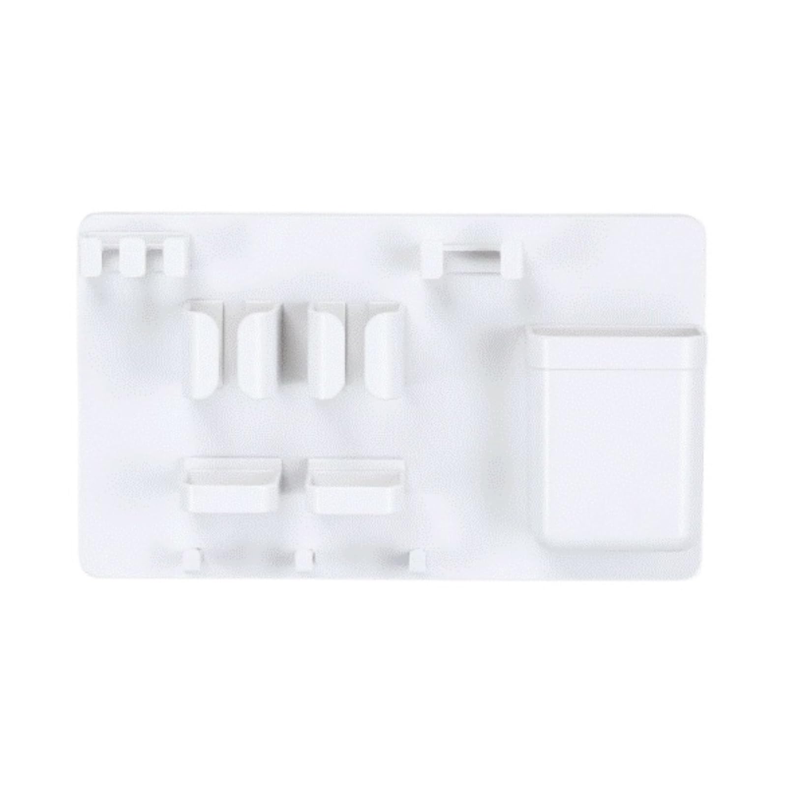 Portacepillo Dientes Estante De Almacenamiento For Baño, Juego Soporte For Cepillo Dientes Montado En La Pared, No Requiere Perforación Organizador(1pcs)
