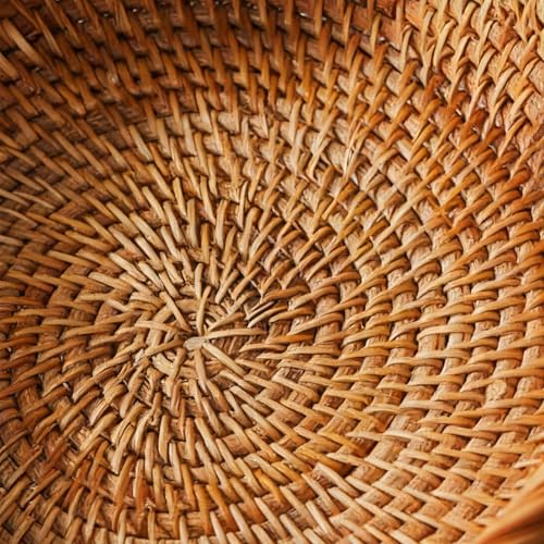 Cesta para tejer recipiente redondo de almacenamiento para cocina 7