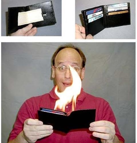 Fire Wallet Magic Trick