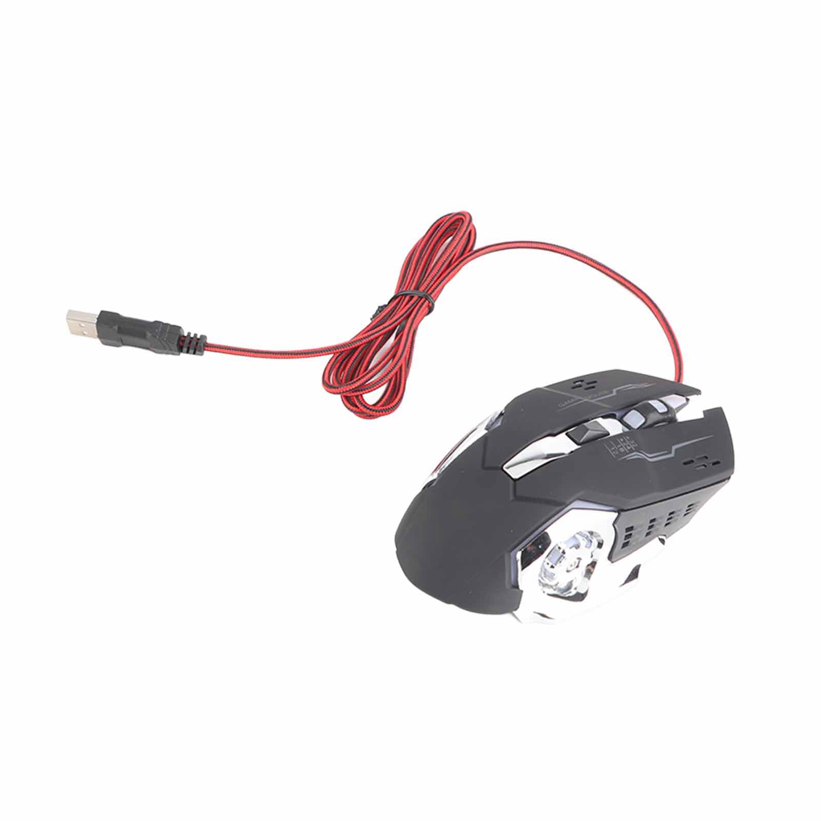 Aoresac Mini Ratón con Teclado para Juegos, 35 Teclas 5.0 RGB