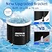 XL Ice Bath Tub for Athletes, Outdoor Cold Plunge Tub, Portable Ice Bathtub for Cold Water Therapy Recovery, Upgrade Aluminum Alloy Supports, 85 x 85 x 75cm