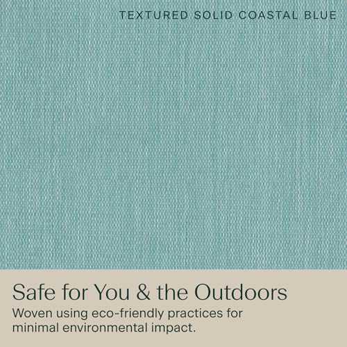 Honeycomb Outdoor Chaise Lounge Cushion for Patio Furniture, Water & Fade Resistant, Removable Cover, 21.5 x 70, Heritage Textured Solid Coastal Blue by Honeycomb - Image 7