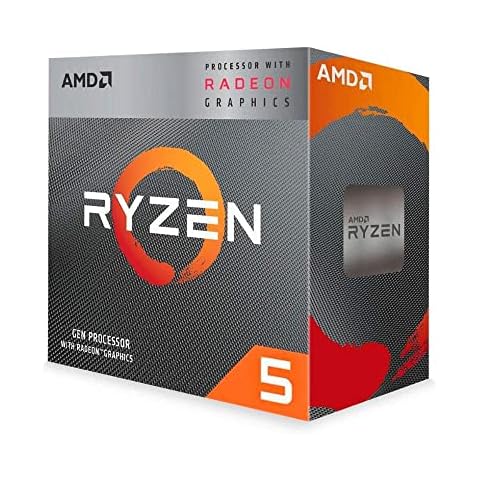 AMD Ryzen 5 4600G CPU, AM4, 3.7GHz (4.2 Turbo), 6-Core, 65W, 11MB Cache, 7nm, 4th Gen, Radeon Graphics Cover