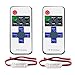 VIPMOON Monocromatico controllore striscia a LED,2 Pack Telecomando RF wireless a 11 tasti con connettore CC per luci di striscia singolo colore LED 3528 5050 [Classe di efficienza energetica A++]