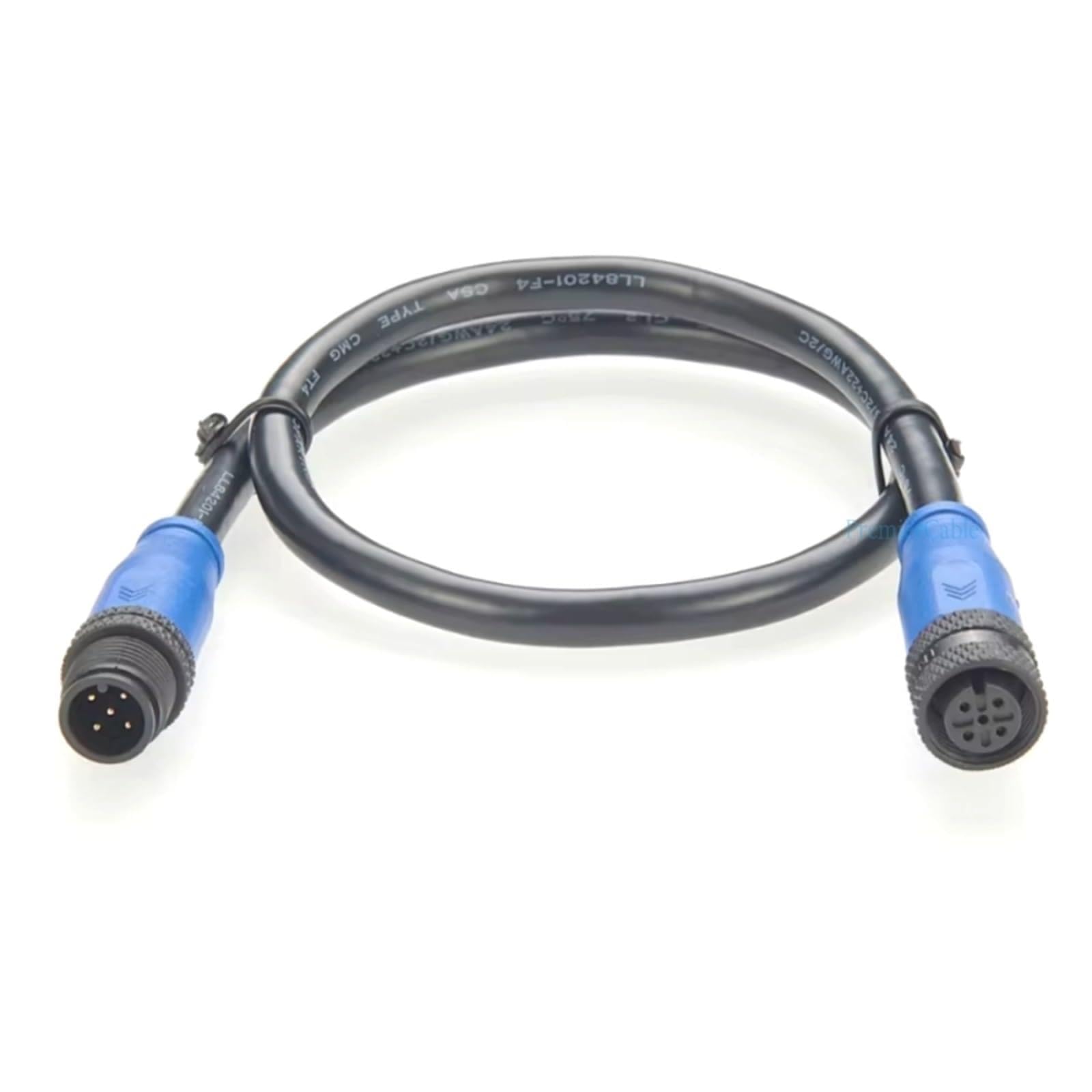Kabel wtykowy N2K IP67 Micro-C M12 A kod 5-pinowy męski na żeński przedłużacz (3 m)