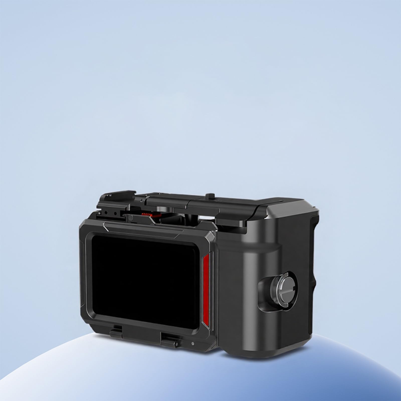 Cámara Empuñadura para dji Osmo Action 6, Empuñadura metálica Xplorer Jaula Protectora Cámara Estructura metálica Jaula Expansión Soporte Disparo Mango Accesorios para dji Osmo Action 6