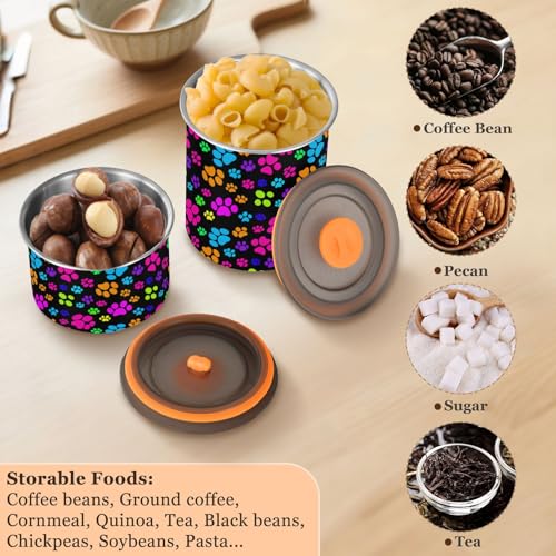 Contenedor hermético para café Qilmy acero inoxidable 17oz miniatura 5