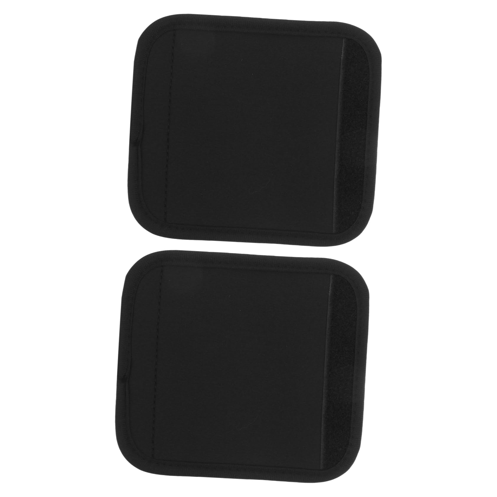 minkissy 5 Series Funda para Asa De Equipaje Maleta Cubierta De Envoltura De Equipaje Fundas para Asas De Equipaje Cubierta De La Manija del Equipaje Neopreno Negro 2 Piezas X 5