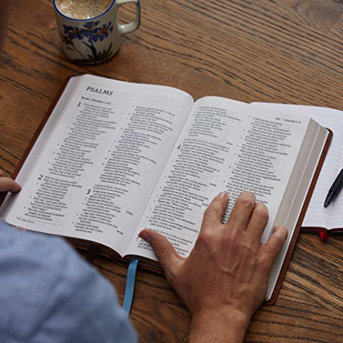 NET Bible, Thinline Large Print, Leathersoft, Brown, Comfort Print: Holy Bible - Image 9