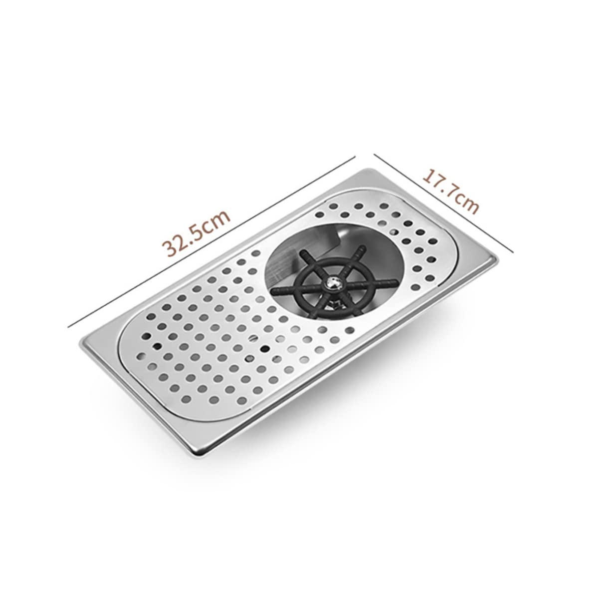 Gadpiparty 1juego Rinser De Vidrio De Inoxidable Para Lavabo Lavavasos Automático De Alta Presión Para Cocina Bar y Cafetería Fácil Instalación y Uso Para Limpiar Vasos y Copas