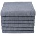 Produktbild Polyte - Premium-Küchentuch aus Mikrofaser - Geripptes Frottee - 40 x 71 cm - 6 Stück (Grau)