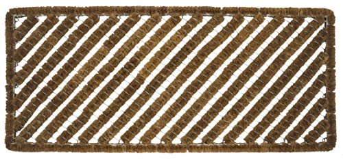 Entryways Rectangular Stripes Wire Brush Bootscraper Doormat 18